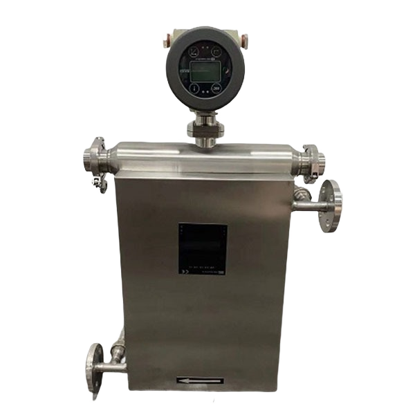 High temperature Coriolis flow meter